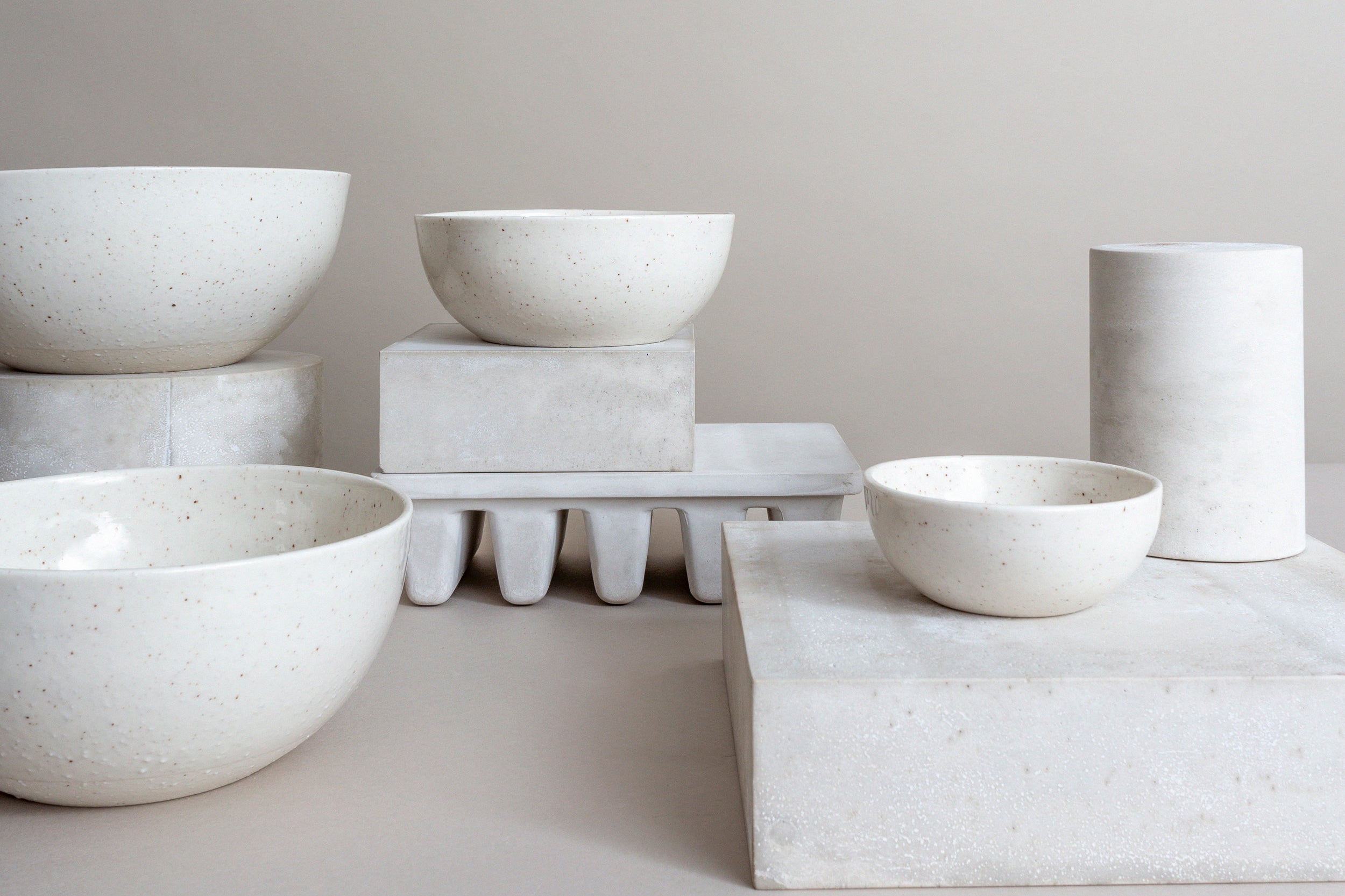 Andrew Molleur-Speckled Bowls