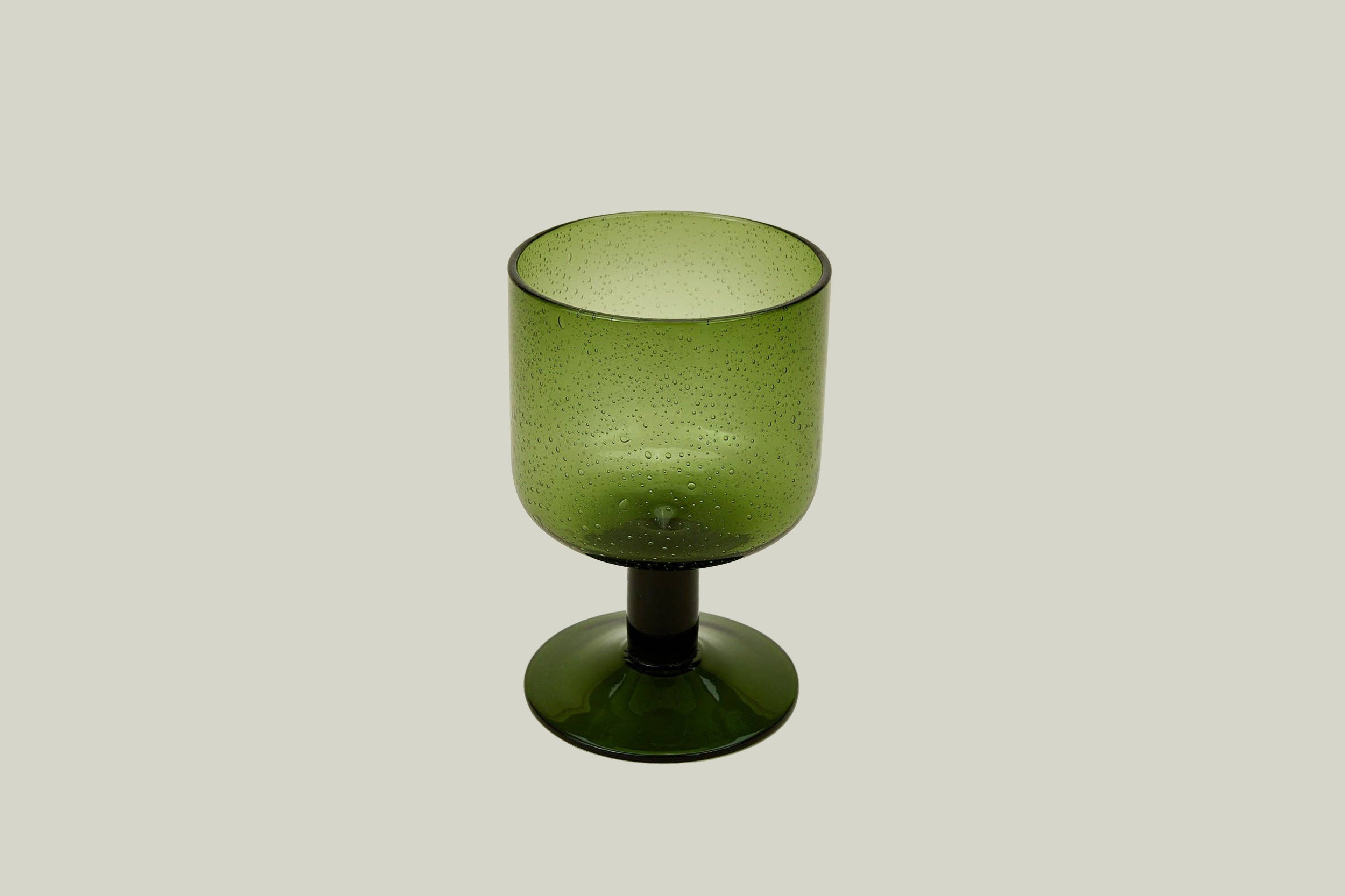 Hawkins N.Y.-Simple Seeded Glassware // Stemmed