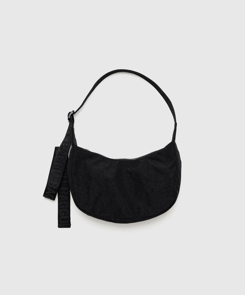 Baggu-Small Nylon Crescent Bag // Black