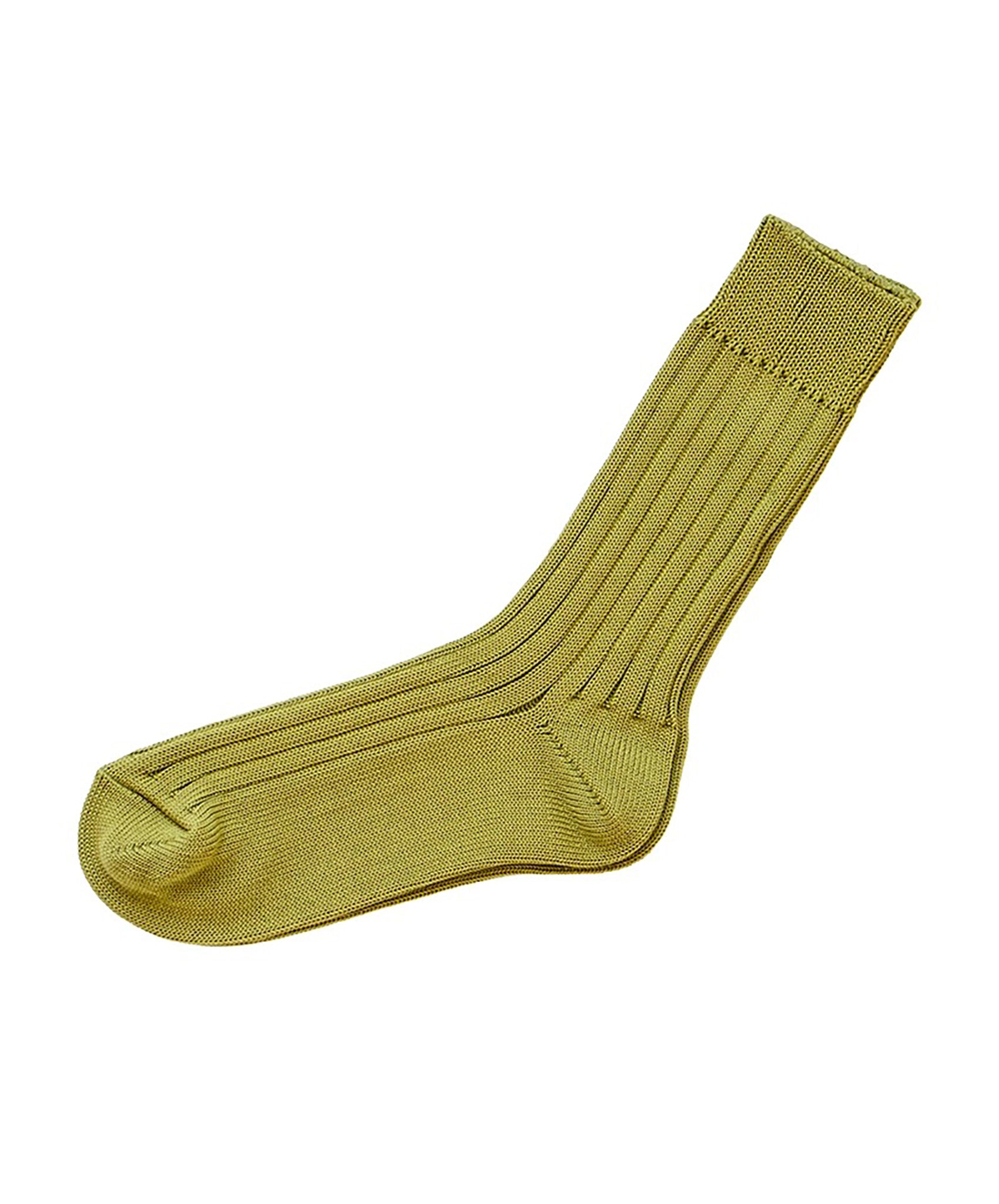 Nishiguchi-Egyptian Cotton Ribbed Sock
