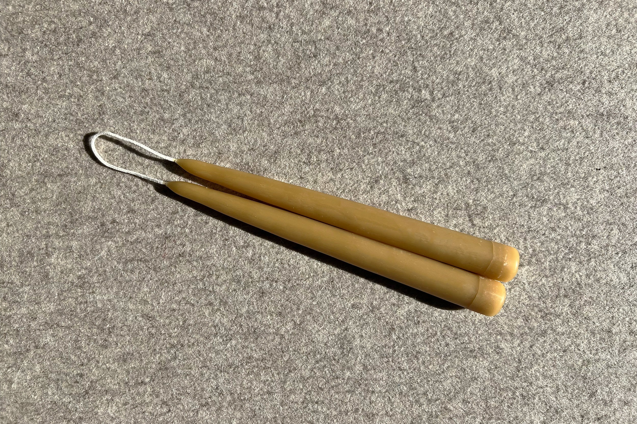 Danica-Tapers // Beeswax Tapers