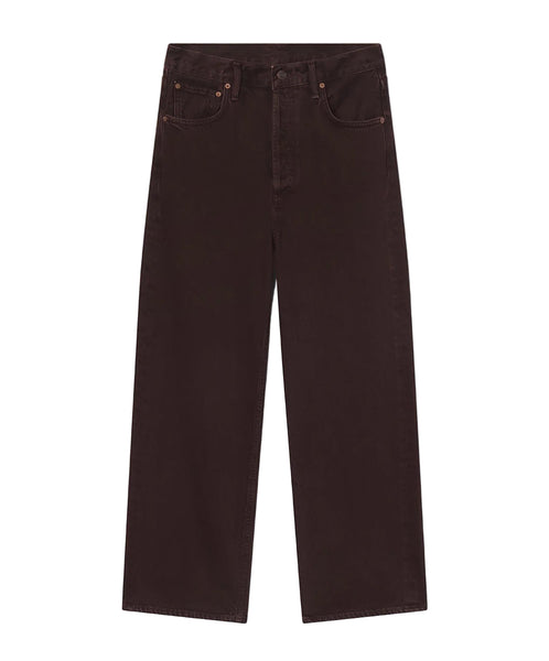 AGOLDE-Ren High Rise Wide Leg // Sloe Berry