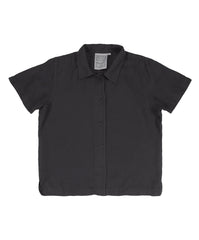 Jungmaven-Althea S/S Button Down Shirt // Black