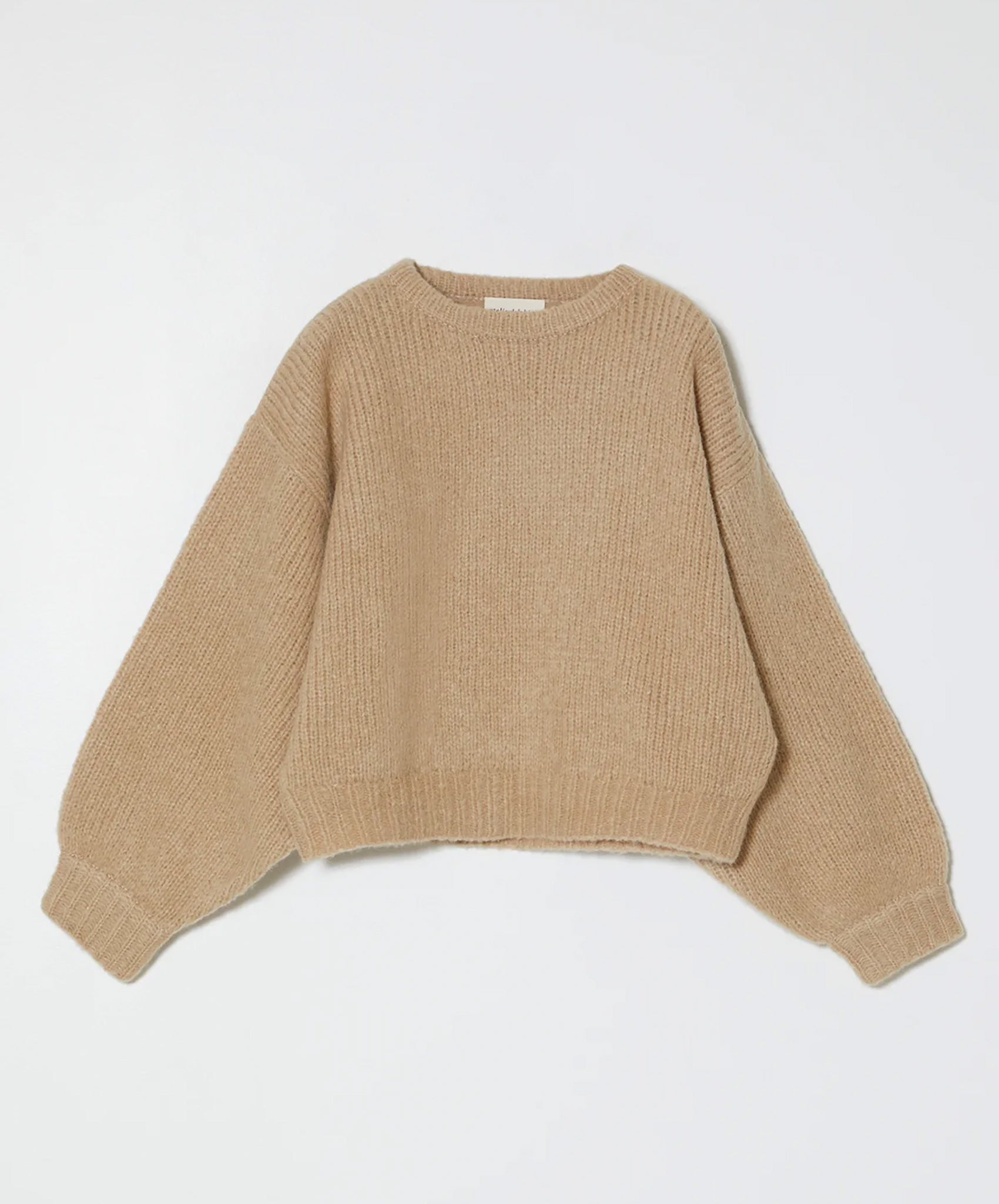 Atelier Delphine-Balloon Sleeve Sweater // Sand