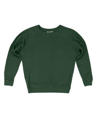 Jungmaven-Bonfire Raglan Sweatshirt // Hunter Green