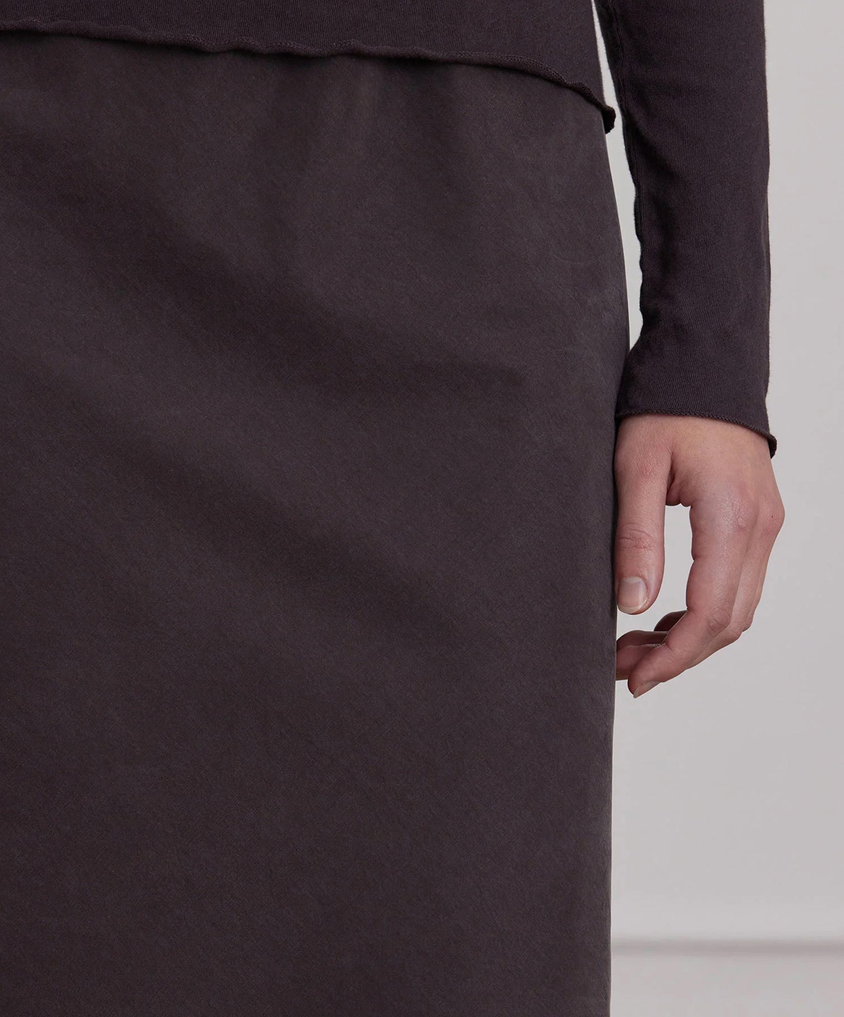 Black Crane-Straight Pant // Dark Plum