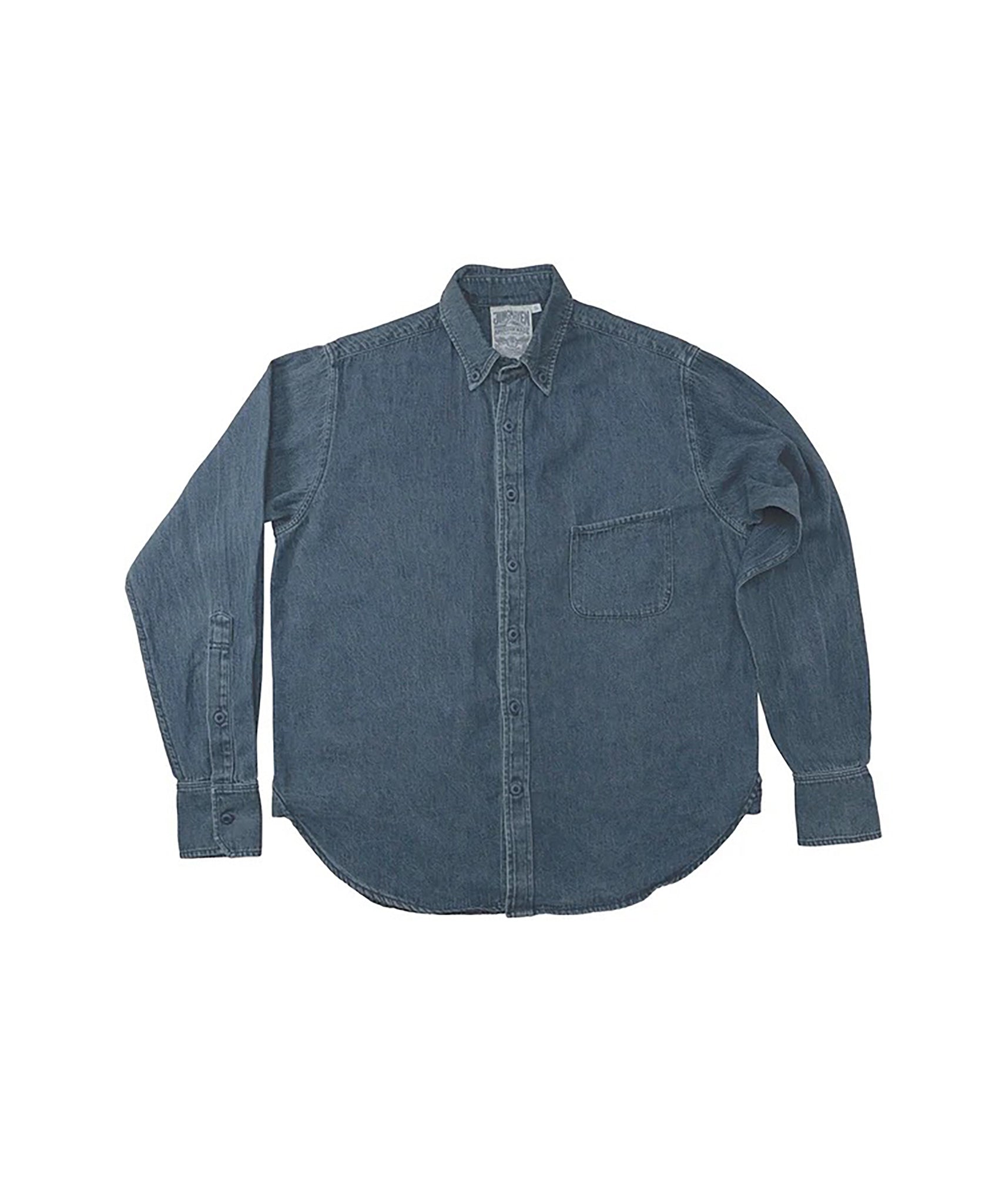 Jungmaven-Catalina Button Down Shirt // Denim