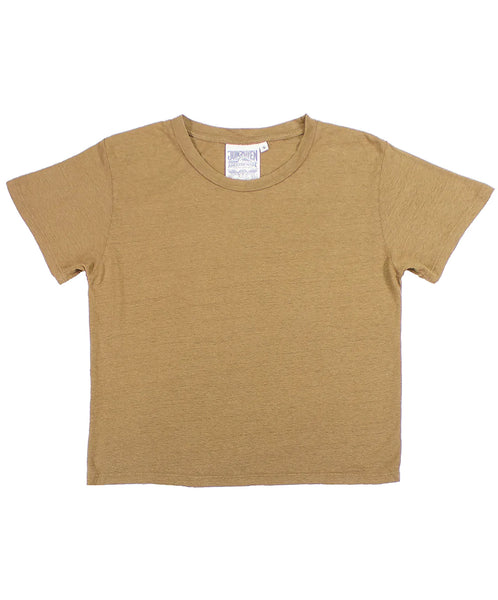 Jungmaven-Cropped Lorel Tee // Coyote