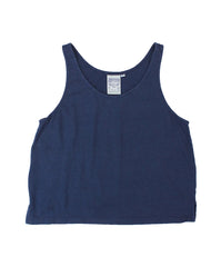 Jungmaven-Cropped Tank // Navy