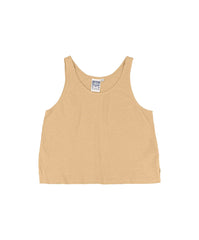 Jungmaven-Cropped Tank // Oat Milk
