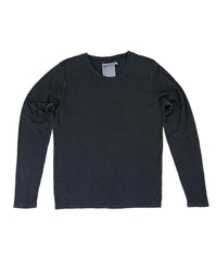Jungmaven-Encanto Long Sleeve Tee // Black