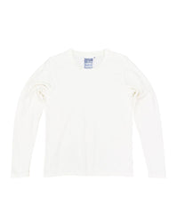 Jungmaven-Encanto Long Sleeve Tee // Washed White
