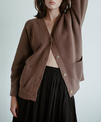 First Rite-Maia Cardigan // Cocoa