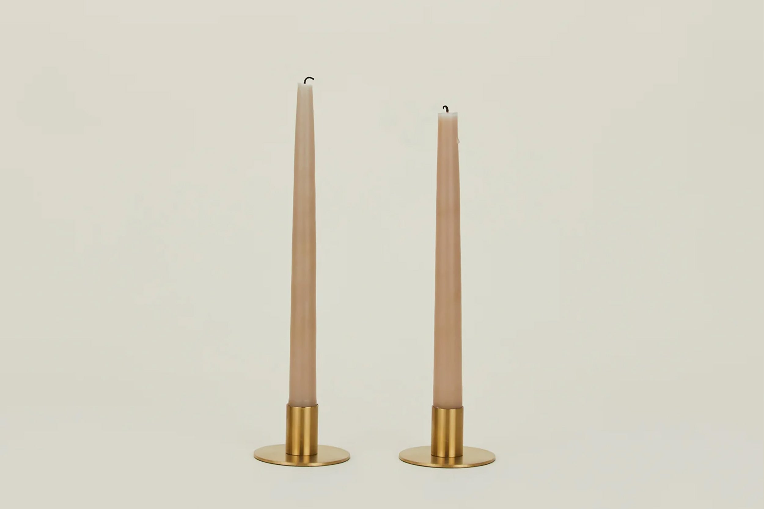 Hawkins NY-Essential Brass Candle Holders