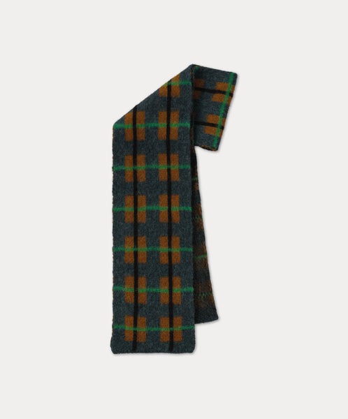 Jo Gordon-Small Brushed Tartan Scarf // Lugano
