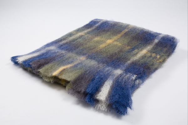 Mantas Ezcaray-Mohair Scarf // Tartan