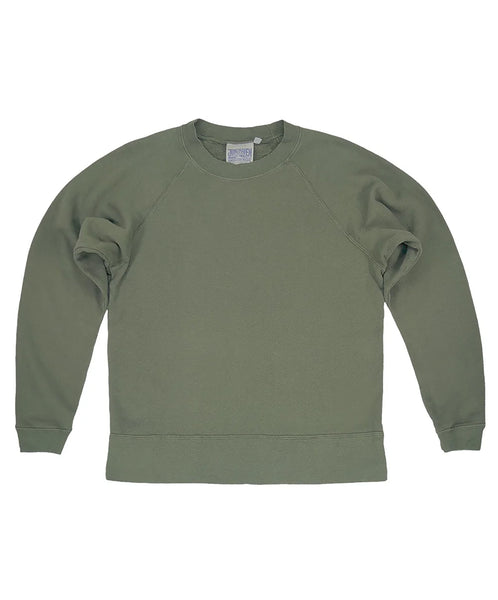 Jungmaven-Sierra Raglan Sweatshirt // Olive Green