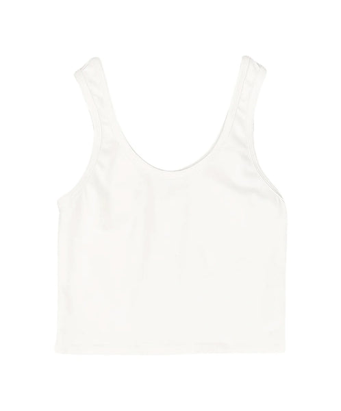 Jungmaven-Sporty Tank // Washed White