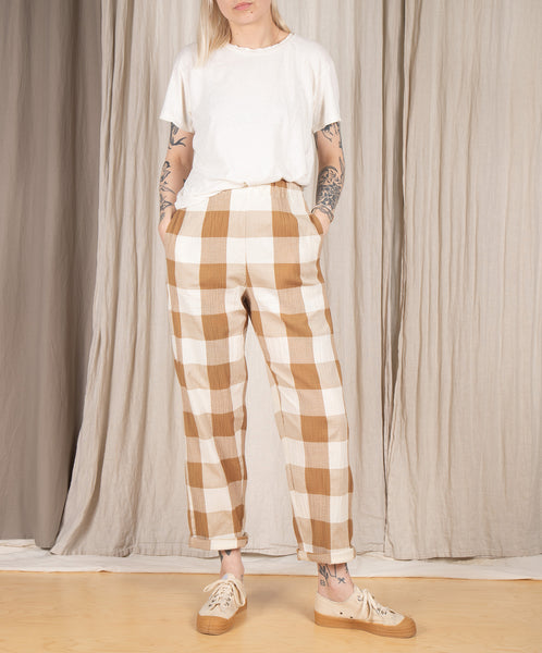 Rita Row-Chimbora Pants // Brown Check