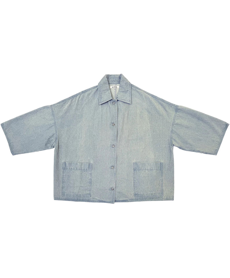 【セール 登場から人気沸騰】 Jacket Shirt Golden-Oversized Ali // Hill Blok – Denim Light ジャケット・アウター