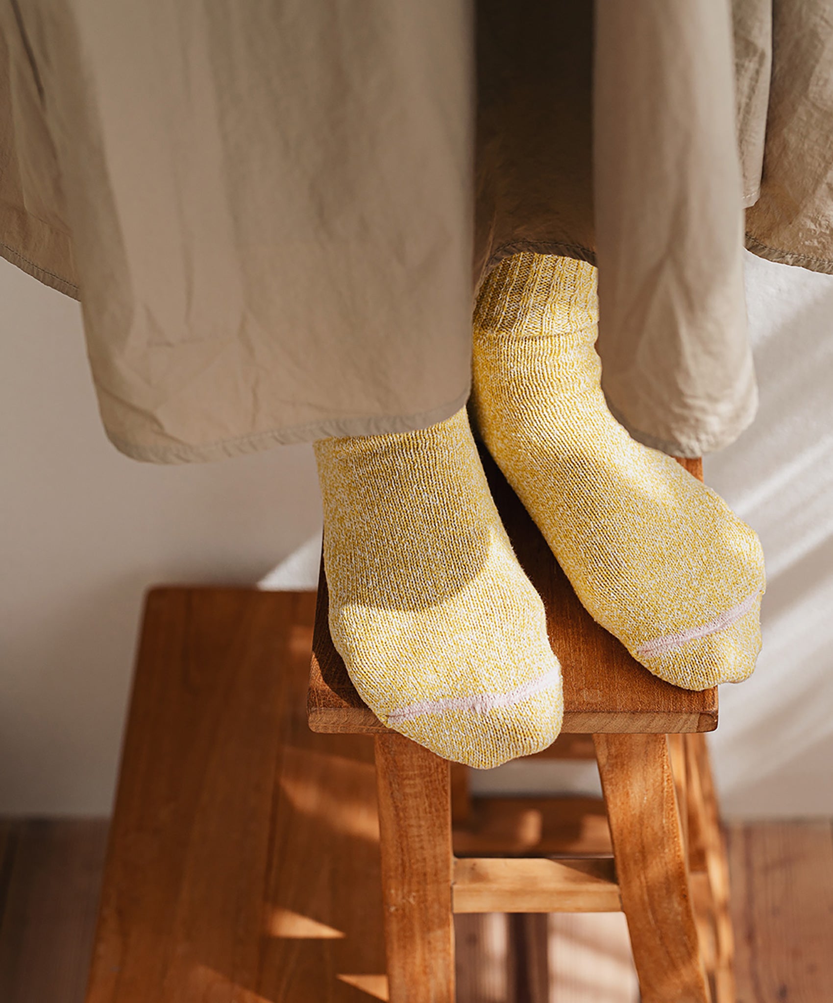 Nishiguchi-Silk Cotton Sock