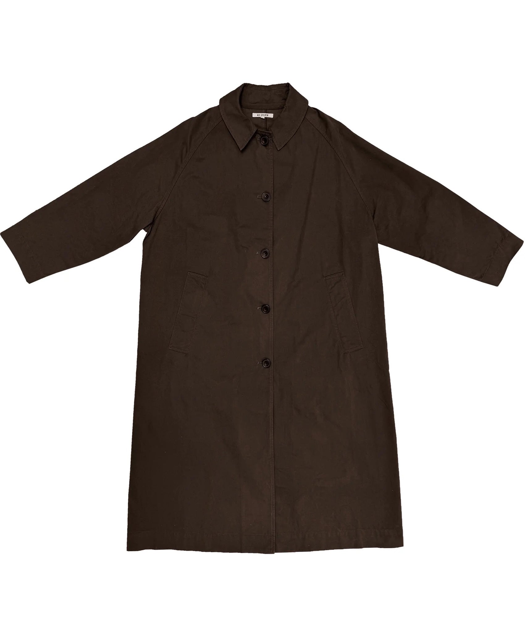 Ali Golden-New Trench // Dark Brown
