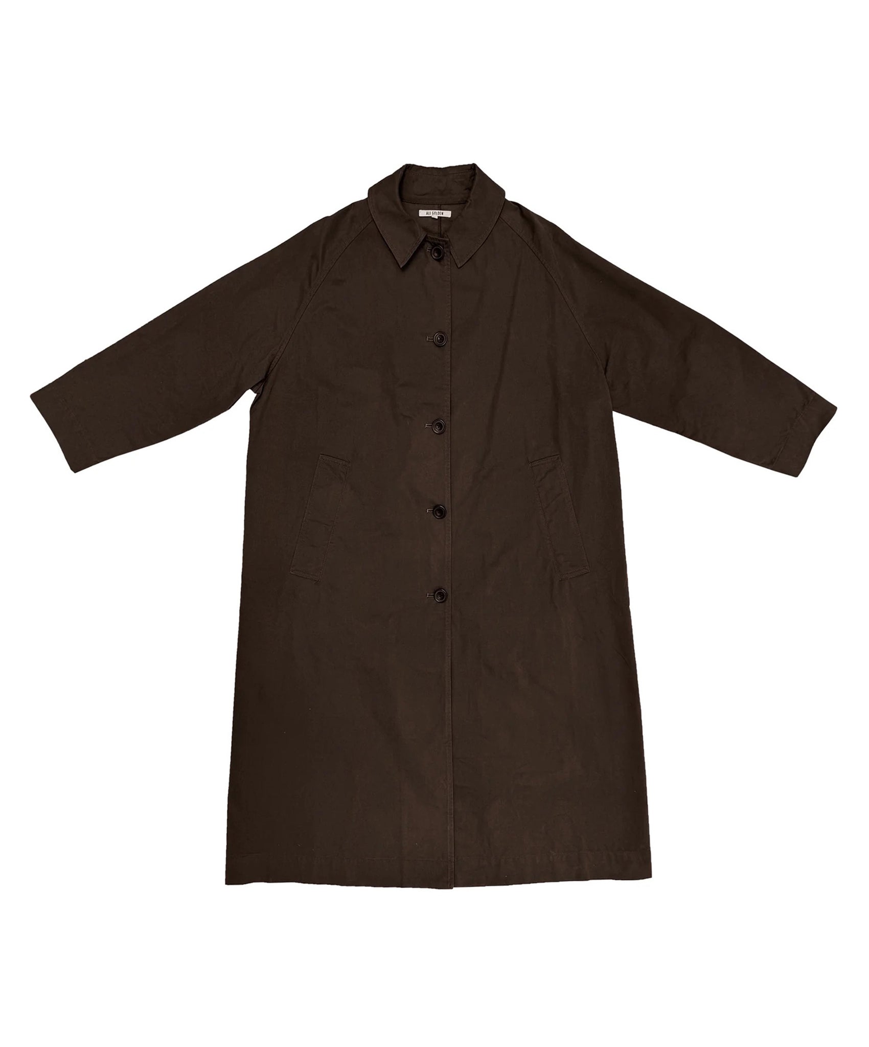 Ali Golden-New Trench // Dark Brown