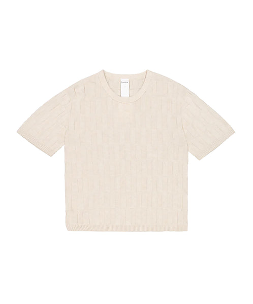 Kowtow- Etch Tee // Light Marle