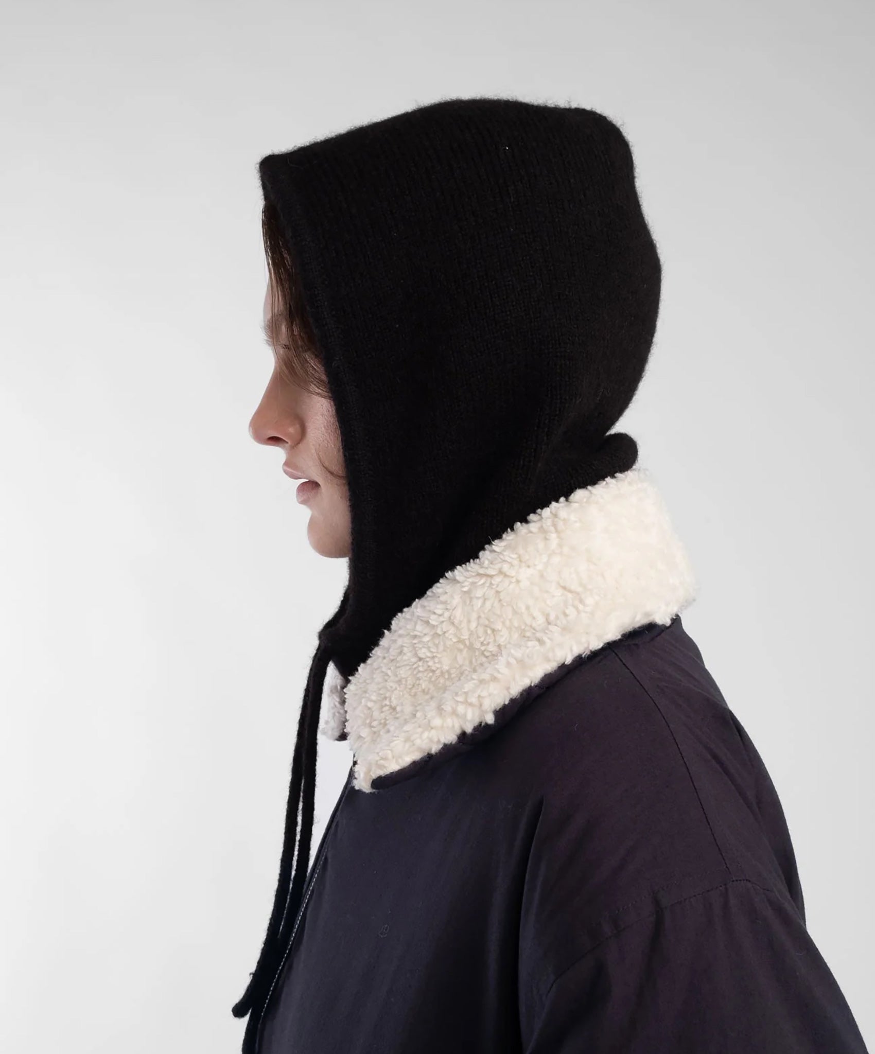 Micaela Greg-Brushed Knit Hood