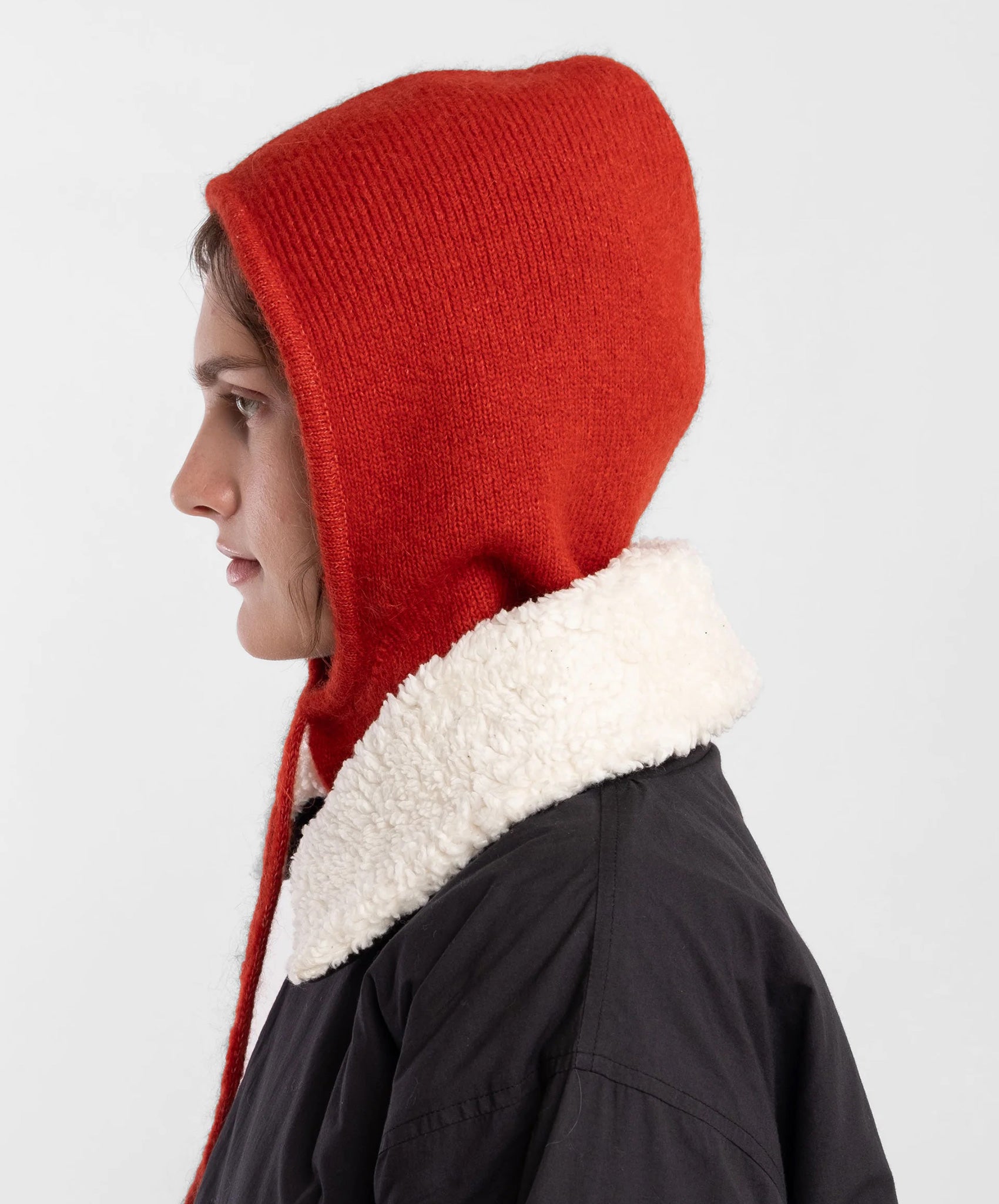 Micaela Greg-Brushed Knit Hood