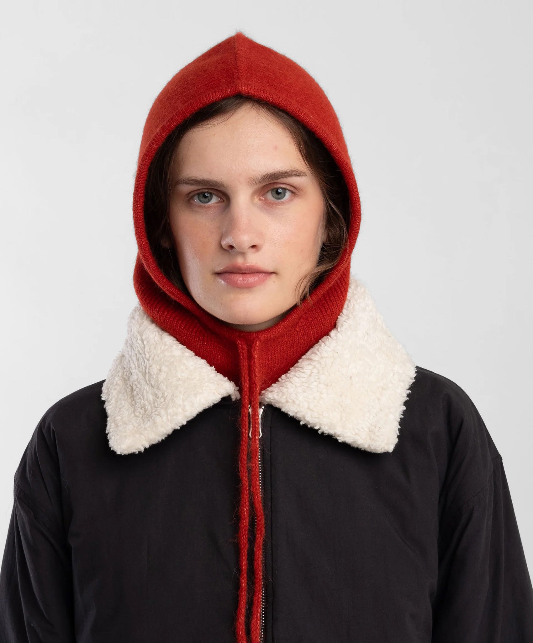 Micaela Greg-Brushed Knit Hood