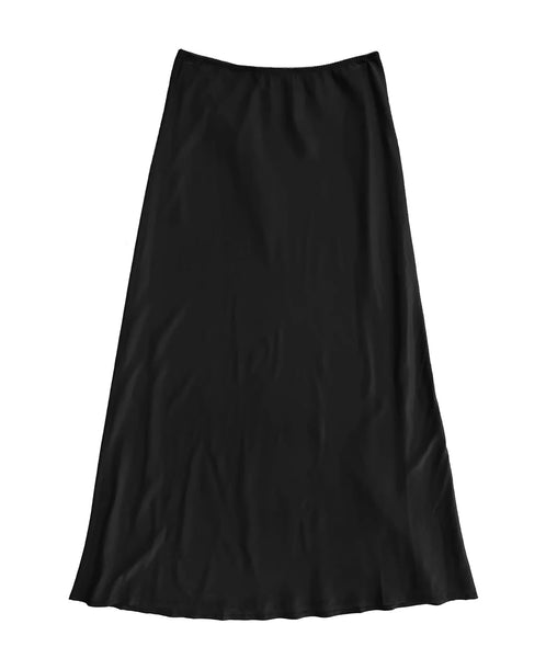 Ali Golden-Slim Midi Skirt // Black