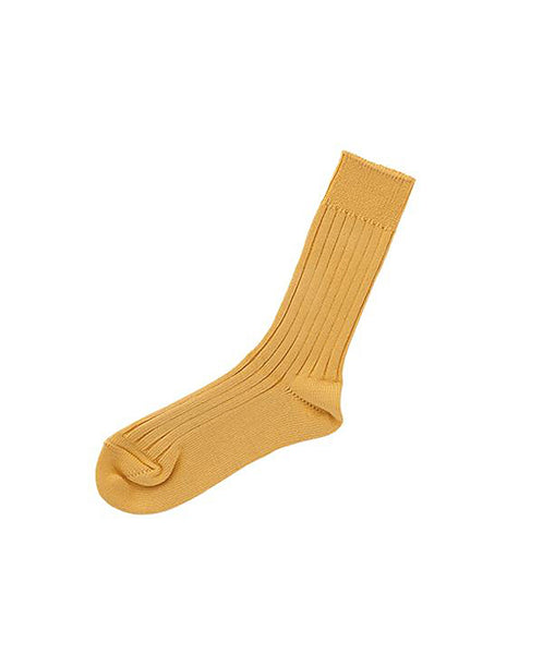 Nishiguchi-Egyptian Cotton Ribbed Sock