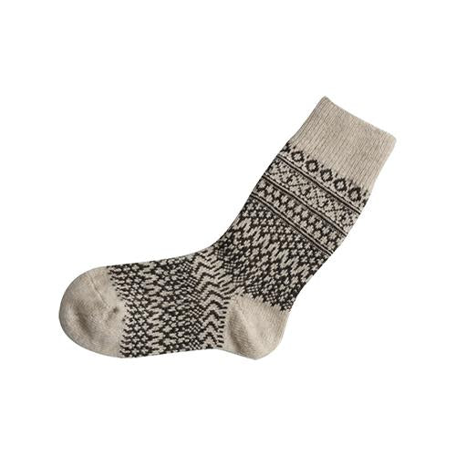Nishiguchi-Wool Jacquard Sock