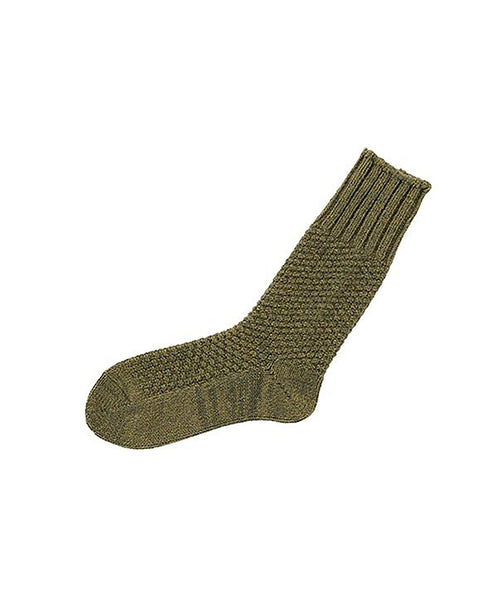 Nishiguchi-Wool Cotton Boot Sock