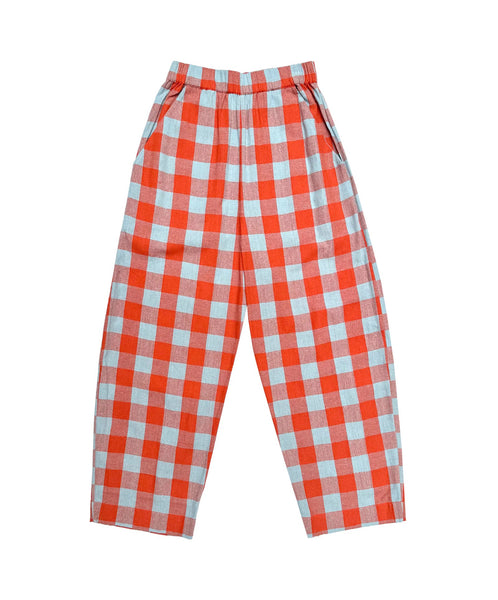 Ali Golden-Elastic Pant // Chartreuse+Pink