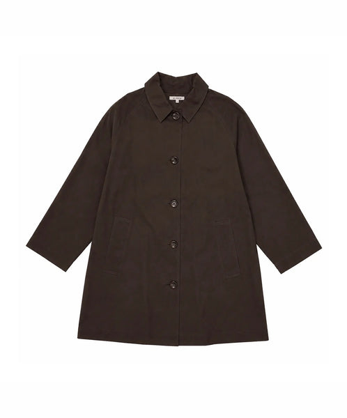 Ali Golden-Short Trench // Dark Brown