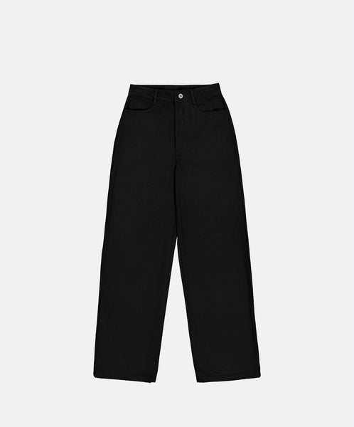 Kowtow-Straight Leg Jeans // Black