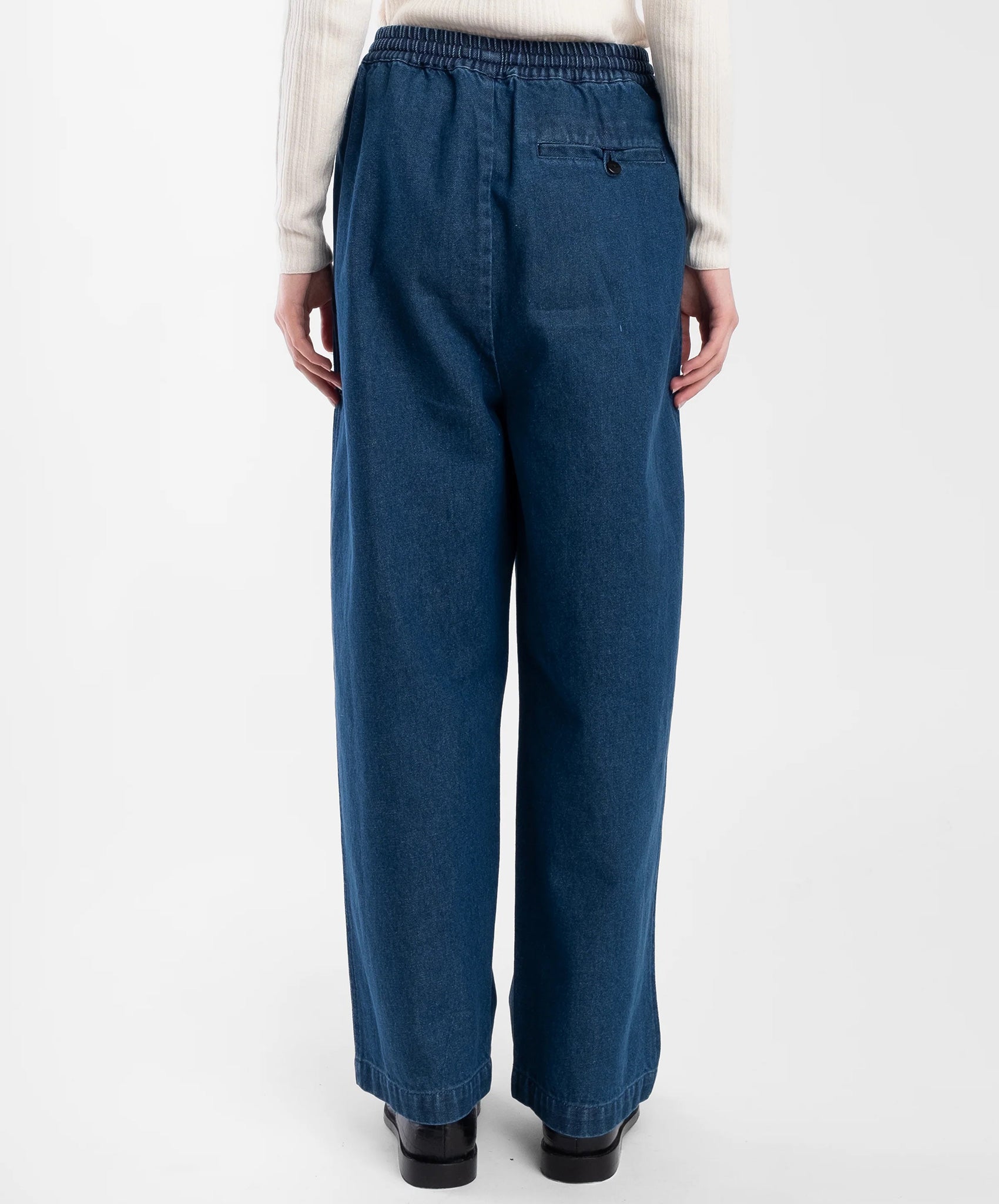 Micaela Greg-Tie Trouser // Denim