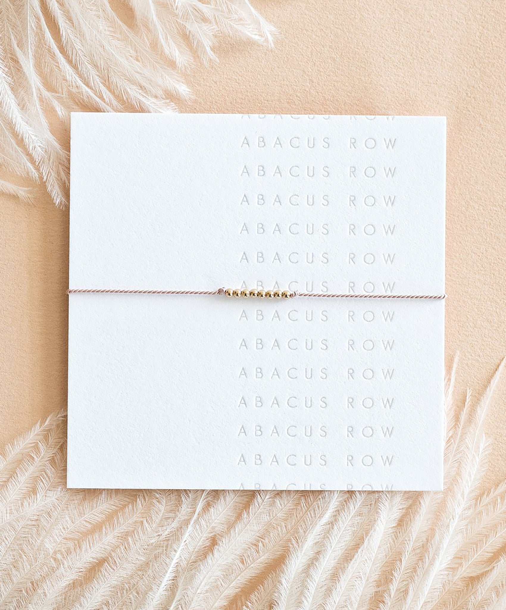 Abacus Row-Friendship Bracelet No.3