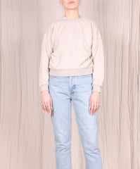 Jungmaven-Crux Cropped Sweatshirt // Canvas