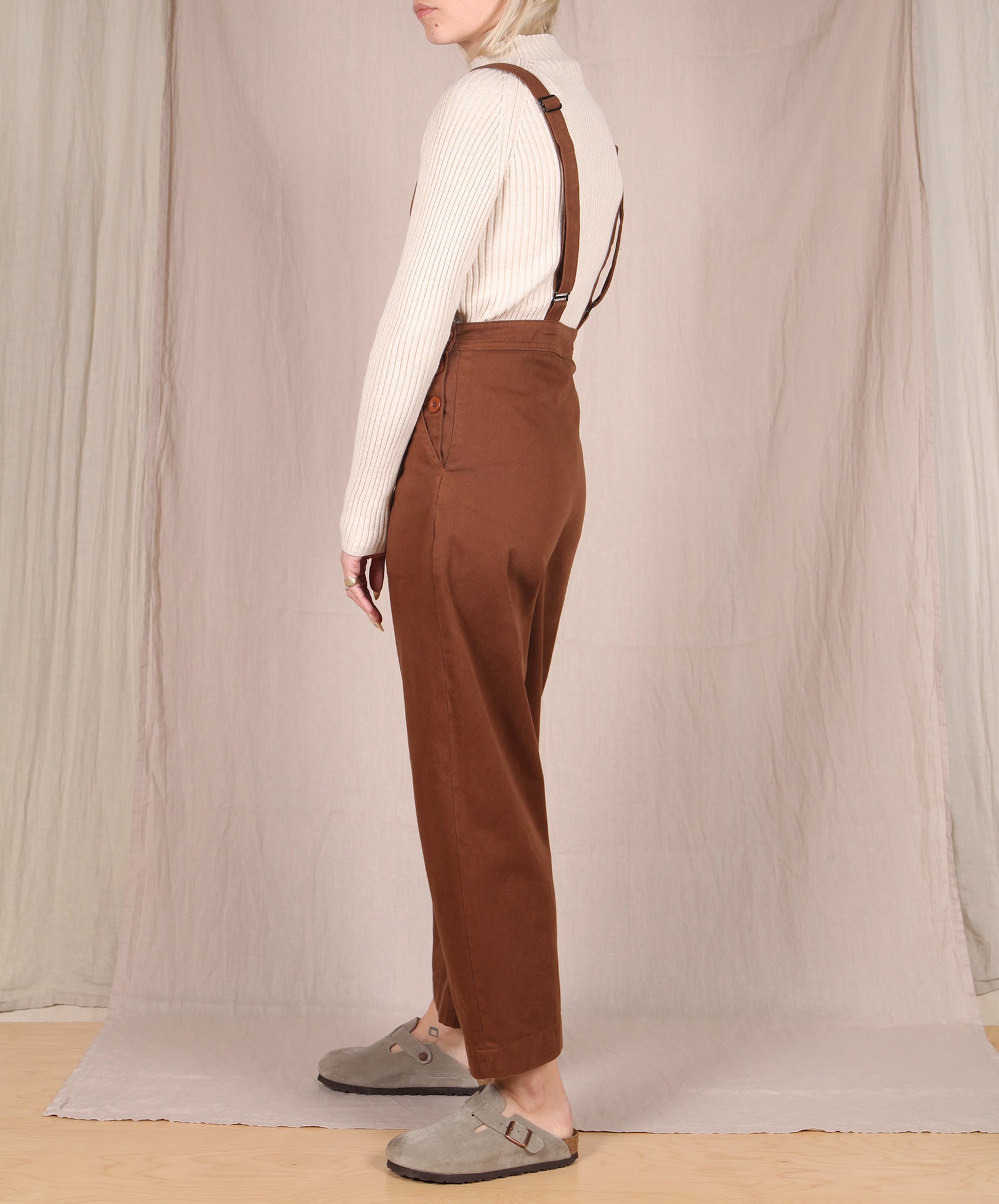 Ali Golden-Fitted Overall Jumper // Copper