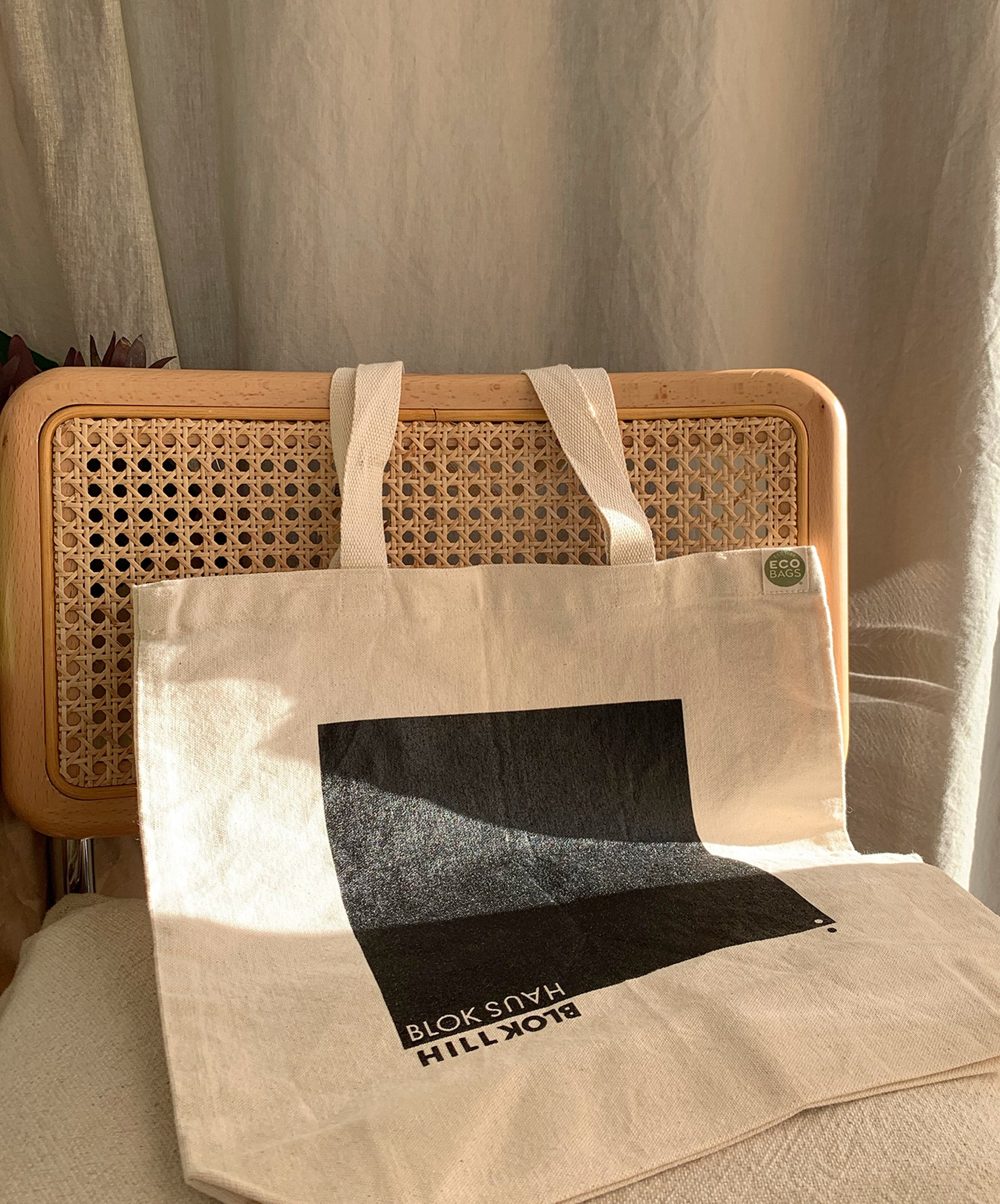 Blok Hill // Blok Haus-Recycled Cotton Book Tote