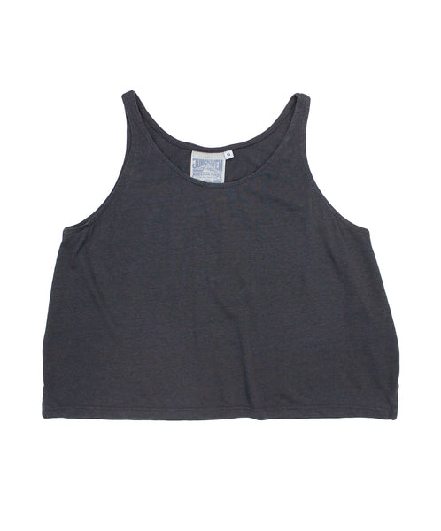 Jungmaven-Cropped Tank // Black