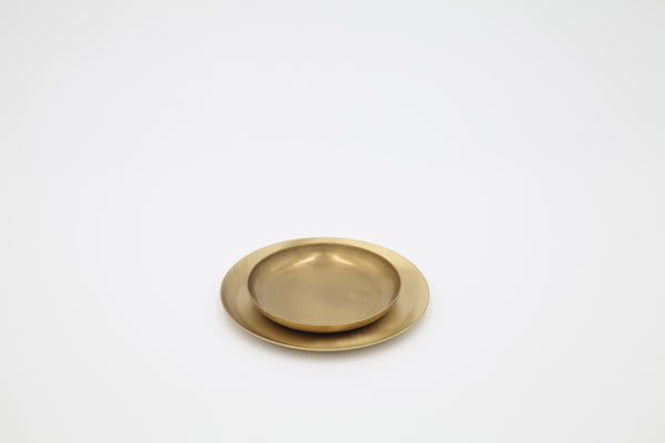 Fog Linen-Brass Round Plate