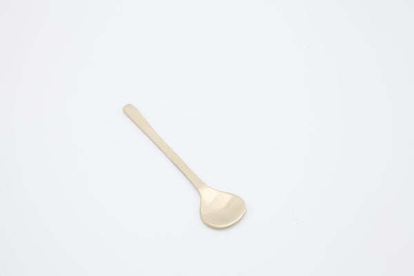 Fog Linen-Brass Dessert Spoon