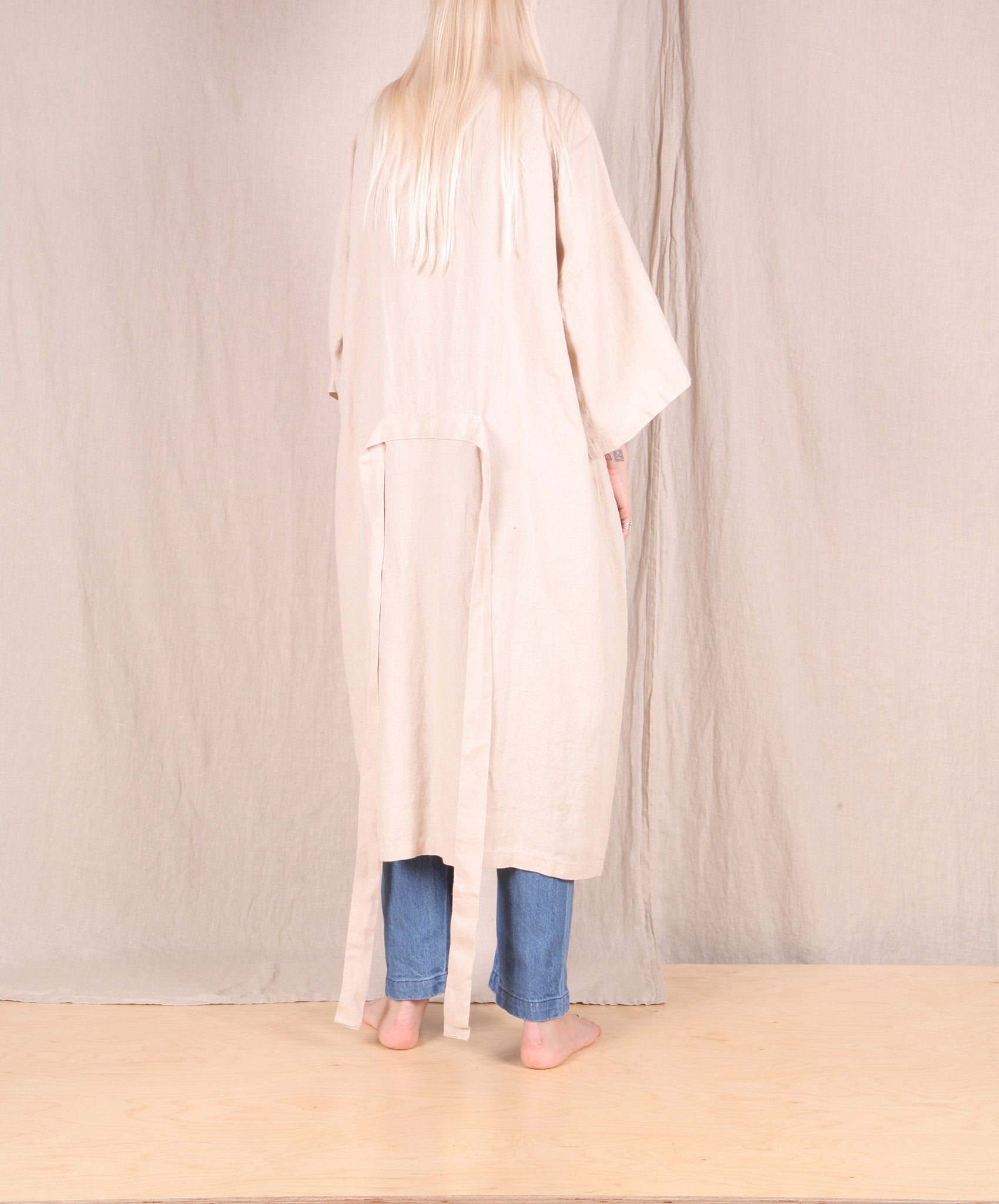 Linge Particulier-Kimono Robe // SAND