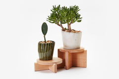 Areaware-Pedestal Set // Beech