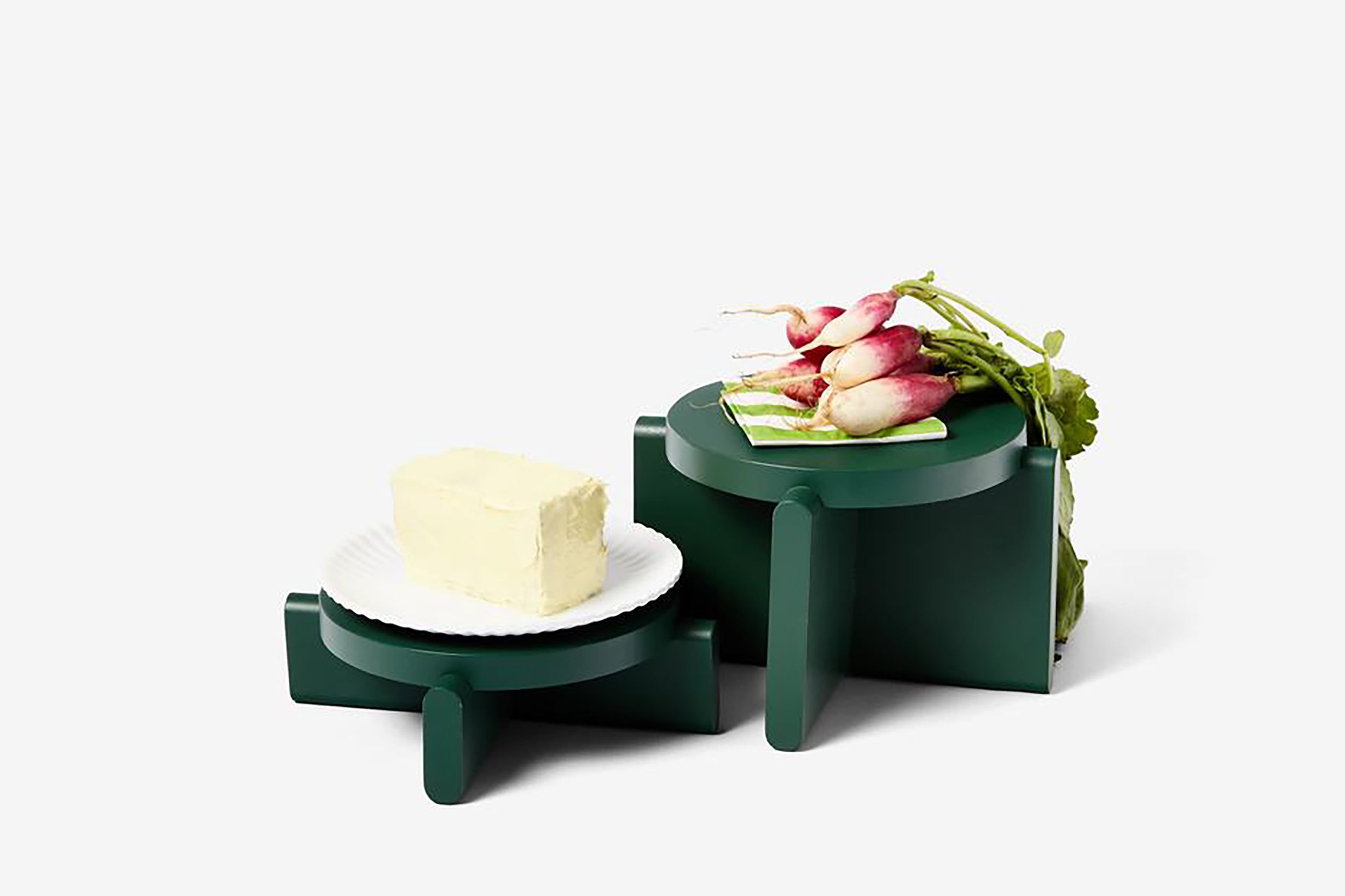 Areaware-Pedestal Set // Green
