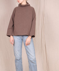 Beaumont Organic-Ula Organic Cotton Top // BROWN MARLE